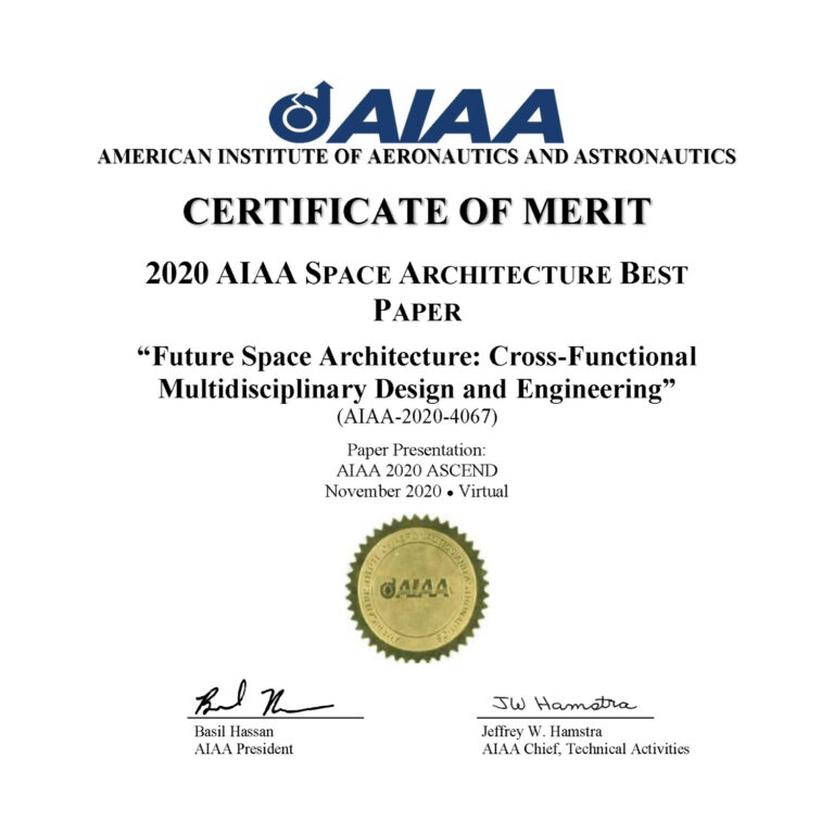 AIAA Space Architecture Award